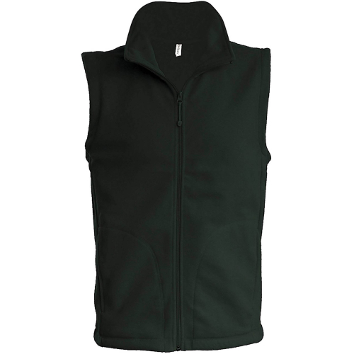 Personalized Kariban fleece vest for men, Men's Bodywarmer, Size: S, Color: Black, Size: S, Color: rosu, Size: S, Color: Grey, S