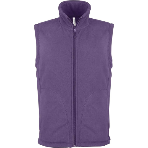 Personalized Kariban fleece vest for men, Men's Bodywarmer, Size: S, Color: Black, Size: S, Color: rosu, Size: S, Color: Grey, S