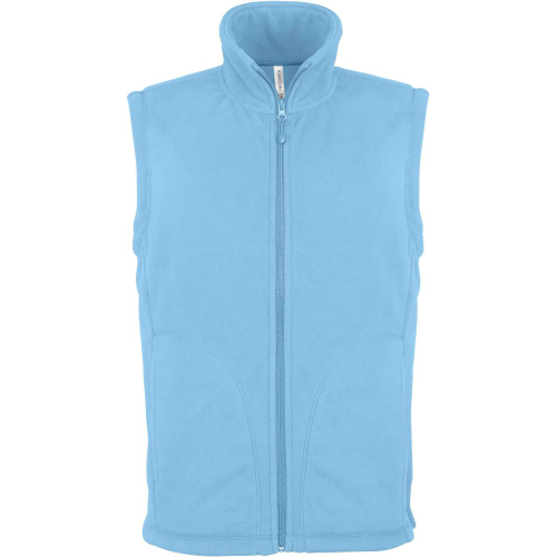 Personalized Kariban fleece vest for men, Men's Bodywarmer, Size: S, Color: Black, Size: S, Color: rosu, Size: S, Color: Grey, S