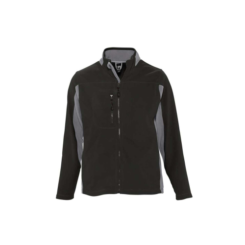 Jacheta fleece bicolora pentru barbati, Geci si veste pentru barbati