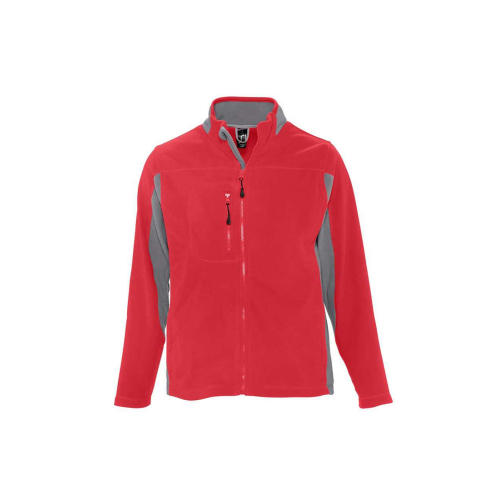 Jacheta fleece bicolora pentru barbati, Geci si veste pentru barbati