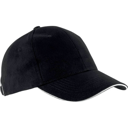 Customized bicolor K-up cap, Caps for adults, Color: White, Color: Black, Color: Navy, Color: K-white with navy, Color: K-white 