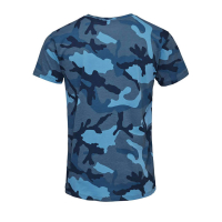 Custom camouflage T-shirt for men, Men's t-shirts, Size: S, Color: Camouflage, Size: S, Color: Blue camouflage_ASQ, Size: S, Col