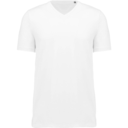 Supima V-neck personalized t-shirt for men, Men's t-shirts, Size: S, Color: White, Size: S, Color: Black, Size: S, Color: Grey, 