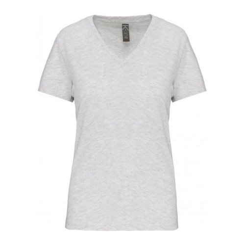 Personalized organic cotton v-neck T-shirt for women, Women t-shirts, Size: XS, Color: White, Size: XS, Color: Black, Size: XS, 