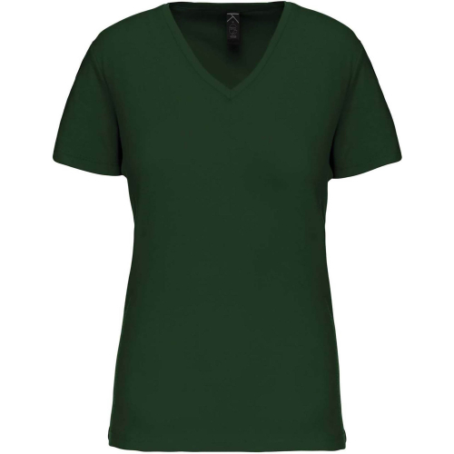 Personalized organic cotton v-neck T-shirt for women, Women t-shirts, Size: XS, Color: White, Size: XS, Color: Black, Size: XS, 