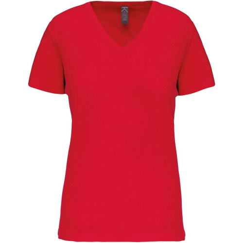 Personalized organic cotton v-neck T-shirt for women, Women t-shirts, Size: XS, Color: White, Size: XS, Color: Black, Size: XS, 