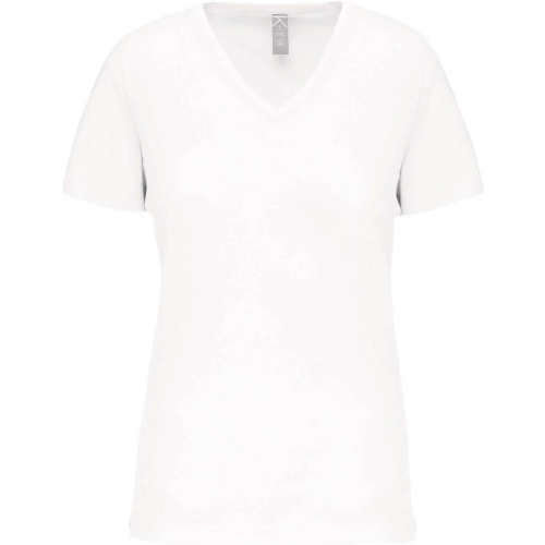 Tricou v-neck din bumbac bio, pentru dama, Tricouri pentru dama