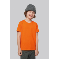 Personalized organic cotton T-shirt, Kid's T-shirts, Size: 4/6, Color: orange, Size: 4/6, Color: ash grey, Size: 4/6, Color: Bla