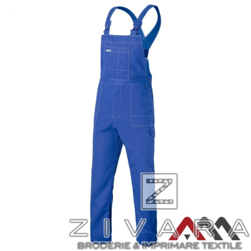 Salopeta de lucru cu pieptar, Pantaloni & Salopete de lucru, Size: S, Color: White, Size: S, Color: Royal, Size: S, Color: Green
