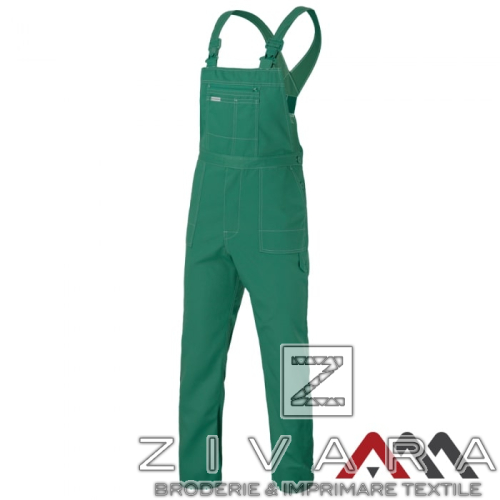 Salopeta de lucru cu pieptar, Pantaloni & Salopete de lucru, Size: S, Color: White, Size: S, Color: Royal, Size: S, Color: Green