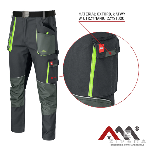 Slimfit work trousers, Trousers & Overalls, Size: S, Color: gri, Size: m, Color: gri, Size: IT, Color: gri, Size: XL, Color: gri