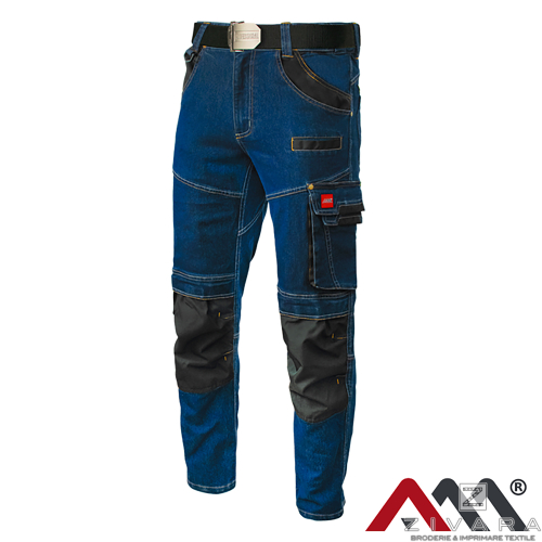 Pantaloni de lucru Jeans, Pantaloni & Salopete de lucru, Size: S, Color: Royal, Size: m, Color: Royal, Size: IT, Color: Royal, S