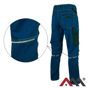 Pantaloni de lucru Jeans, Pantaloni & Salopete de lucru, Size: S, Color: Royal, Size: m, Color: Royal, Size: IT, Color: Royal, S 2