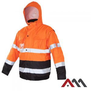 Geaca reflectorizanta cu maneci detasabile, Geci de lucru
