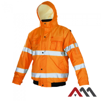 Reflective padded jacket, Work jackets, Size: S, Color: galben, Size: m, Color: galben, Size: IT, Color: galben, Size: XL, Color