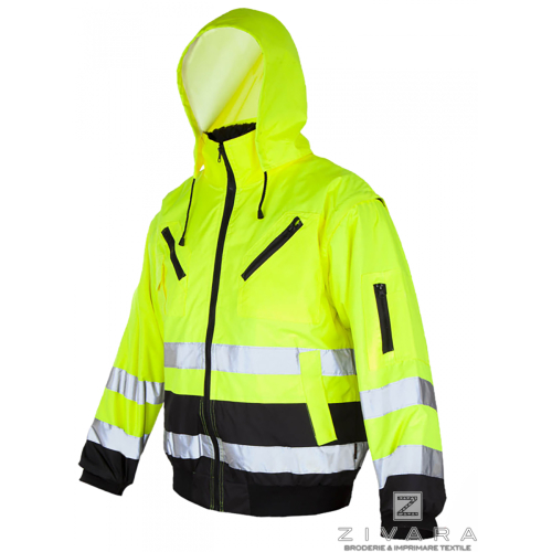 Geaca de lucru inalta vizibilitate, Geci de lucru