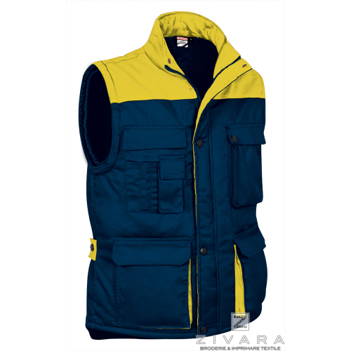 Vesta de lucru THUNDER, Men's Bodywarmer, Size: S, Color: galben, Size: m, Color: galben, Size: IT, Color: galben, Size: XL, Col