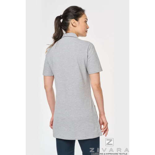 Tricou polo lung pentru dama WKZ209, Women's Polo Shirts, Size: XS, Color: White, Size: S, Color: White, Size: m, Color: White, 