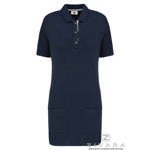 Tricou polo lung pentru dama WKZ209, Women's Polo Shirts, Size: XS, Color: White, Size: S, Color: White, Size: m, Color: White, 