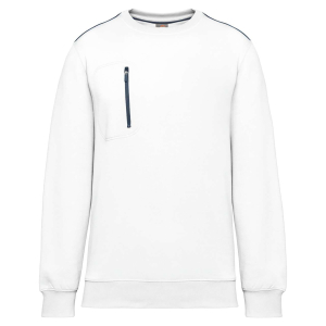 Bluza de lucru uz zilnic WKZ403, Men's Sweatshirts, Size: XS, Color: White, Size: S, Color: White, Size: m, Color: White, Size:  2