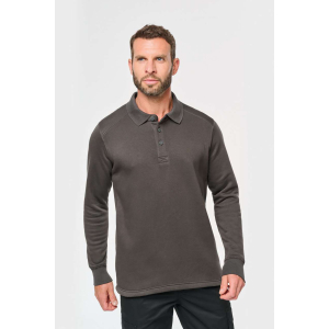 Bluza polo tip hanorac WKZ4000, Men's Sweatshirts, Size: XS, Color: Charcoal, Size: S, Color: Charcoal, Size: m, Color: Charcoal