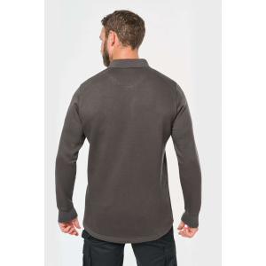 Bluza polo tip hanorac WKZ4000, Men's Sweatshirts, Size: XS, Color: Charcoal, Size: S, Color: Charcoal, Size: m, Color: Charcoal 2
