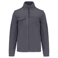 Jacheta polar cu maneci detasabile WKZ9105, Men's Bodywarmer, Size: S, Color: Charcoal, Size: m, Color: Charcoal, Size: IT, Colo