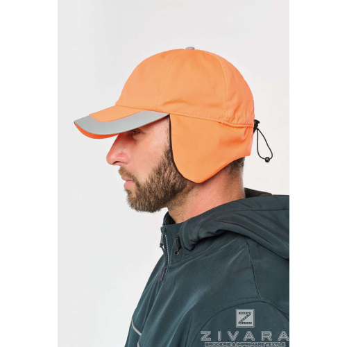 Sapca de iarna reflectorizanta, Sepci pentru adulti, Color: galben, Color: orange