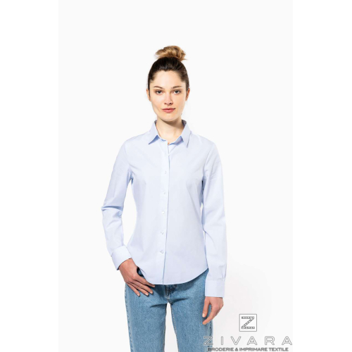 Camasa poplin pentru dama KAZ510, Women's Shirts, Size: XS, Color: White, Size: S, Color: White, Size: m, Color: White, Size: IT