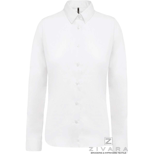Camasa poplin pentru dama KAZ510, Women's Shirts, Size: XS, Color: White, Size: S, Color: White, Size: m, Color: White, Size: IT