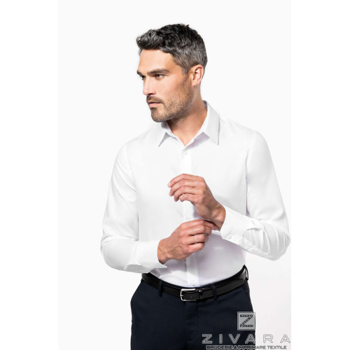 Camasa Non-Iron KAZ522, Men's Shirts, Size: XS, Color: White, Size: S, Color: White, Size: m, Color: White, Size: IT, Color: Whi