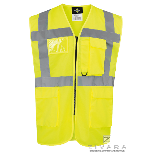 Vesta reflectorizanta Executive KXCMFZ, Veste reflectorizante, Size: S, Color: galben, Size: m, Color: galben, Size: IT, Color: 