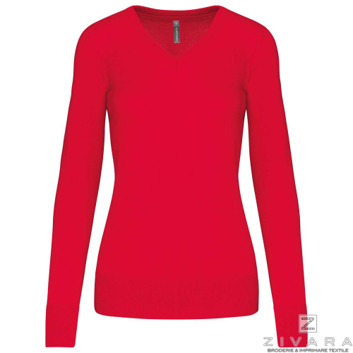 Bluza tricotata V-neck pentru dama KAZ966, Bluze pentru dama
