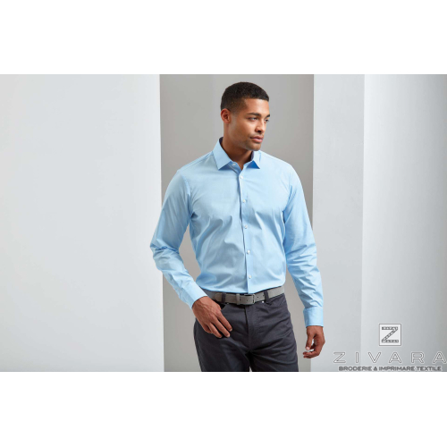 Camasa Stretch din poplin PRZ244, Camasi pentru barbati