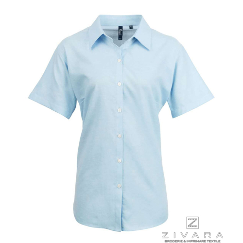 Camasa oxford cu maneca scurta PRZ336, Camasi pentru dama