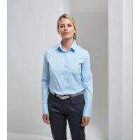 Camasa stretch din poplin pentru dama PRZ344, Women's Shirts, Size: XS, Color: White, Size: S, Color: White, Size: m, Color: Whi