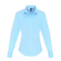 Camasa stretch din poplin pentru dama PRZ344, Camasi pentru dama