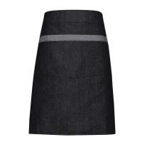 Sort din denim contrastant PRZ128, Uniforme bucatari/ospatari