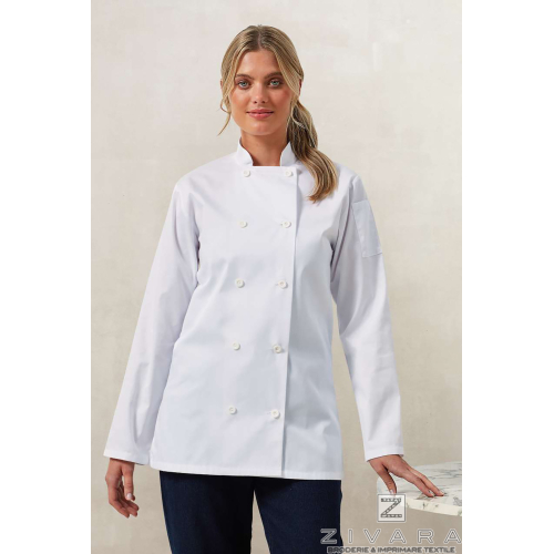 Camasa profesionala de bucatar pentru dama PRZ671, Uniforme bucatari/ospatari