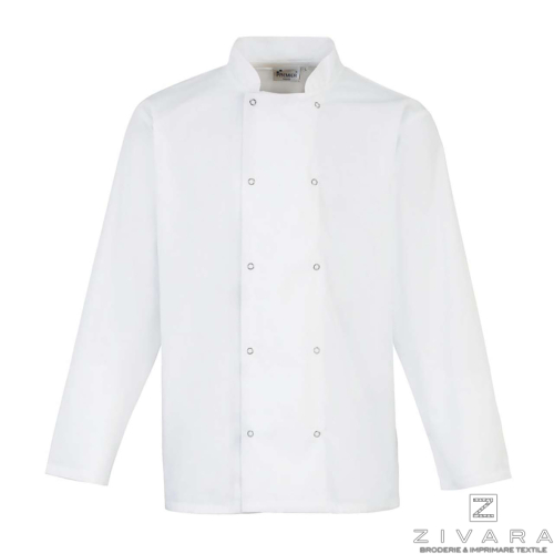 Camasa profesionala PRZ665, Uniforme bucatari/ospatari, Size: XS, Color: White, Size: S, Color: White, Size: m, Color: White, Si