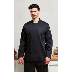 Camasa de bucatar cu panou din plasa PRZ903, Uniforme bucatari/ospatari, Size: XS, Color: White, Size: S, Color: White, Size: m,