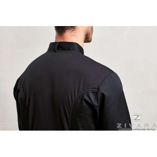 Camasa de bucatar cu panou din plasa PRZ903, Uniforme bucatari/ospatari