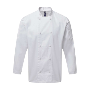Camasa de bucatar cu panou din plasa PRZ903, Uniforme bucatari/ospatari, Size: XS, Color: White, Size: S, Color: White, Size: m, 2