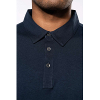 Bluza polo cu nasturi metalici KA264, Men's Sweatshirts, Size: S, Color: gri, Size: m, Color: gri, Size: IT, Color: gri, Size: X