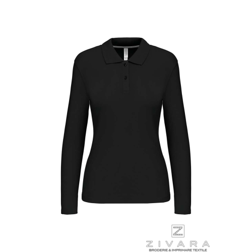 Bluza polo pentru dama KAZ244, Women's Sweatshirts, Size: S, Color: bleu, Size: m, Color: bleu, Size: IT, Color: bleu, Size: XL,