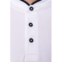 Tricou polo cu guler mandarin KAZ223, Tricouri polo pentru barbati