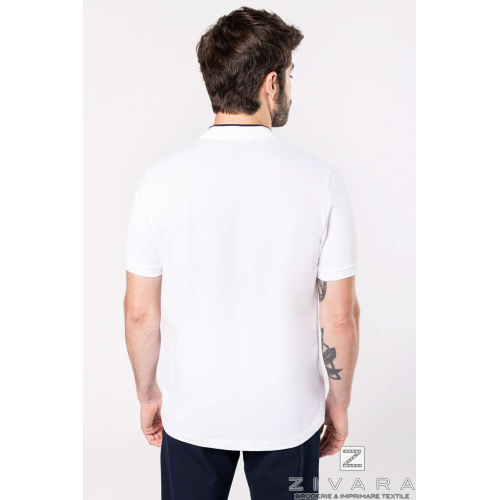 Tricou polo cu guler mandarin KAZ223, Tricouri polo pentru barbati