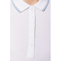 Tricou polo pentru dama KAZ251, Women's Polo Shirts, Size: XS, Color: White, Size: S, Color: White, Size: m, Color: White, Size: