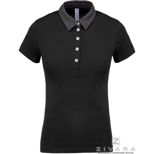 Tricou polo Jersey KAZ261 pentru dama, Tricouri polo pentru dama